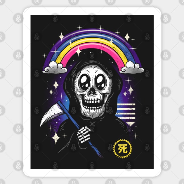 Kawaii of Death Sticker by Vincent Trinidad Art